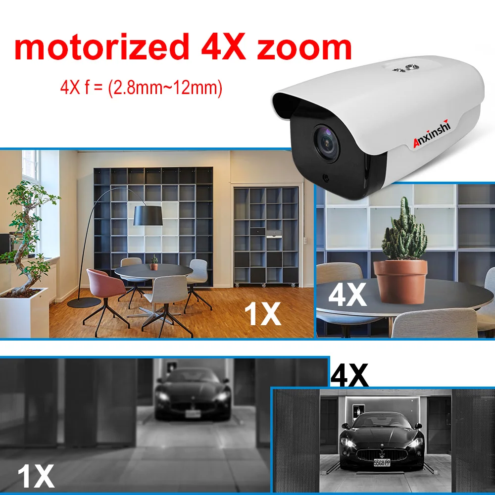 1080P распознавание лица IP камера Starlight 2mp умный анализ сетевая камера с протоколом ONVIF 4X zoom может сохранить и определить 10000 лиц