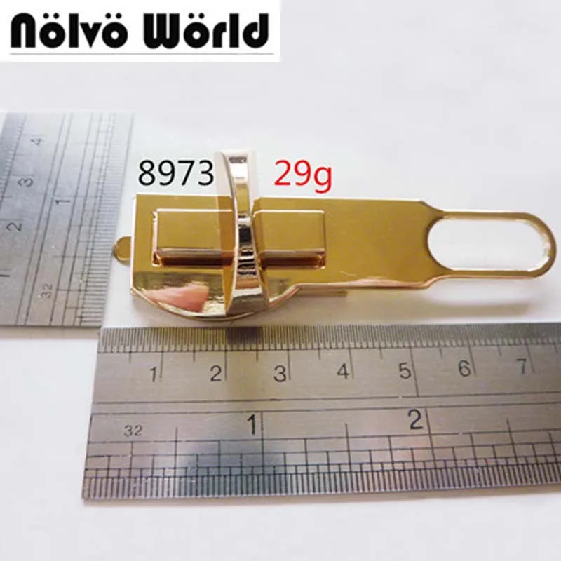 Nolvo World Leather Goods Handmade Zipper Puller Locks,New Zipper