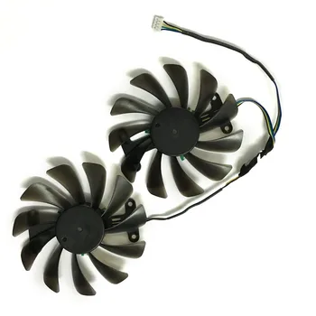 

2pcs/lot GPU GTX1070 video fan For kuroutoshikou GALAXY GeForce GTX 1070 Graphics Card cooling system as replacement