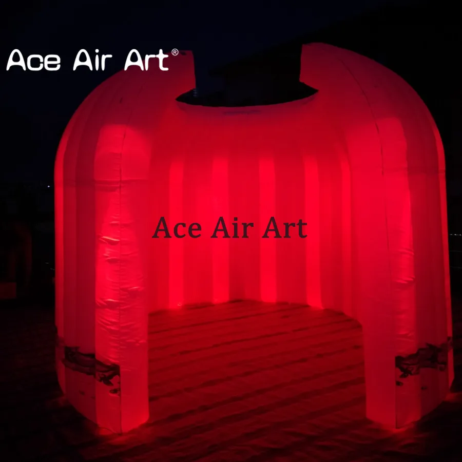 

Whole sale portable new style inflatable office tent,exhibition equipments with led spotlight for trade events
