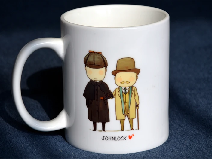 Новая Качественная керамическая кофейная кружка с чашкой из Шерлока Jonlock --- Loveful