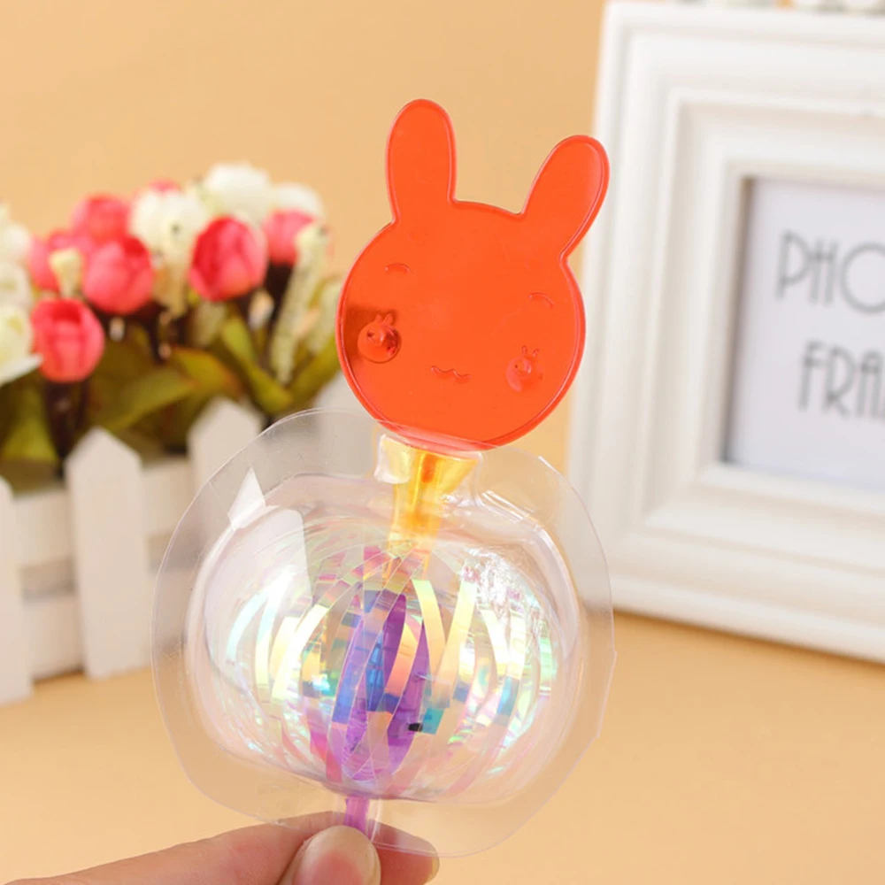 Enjoybay Funny Soap Bubble Colorful Shook Stick Variety Twist Ribbon Toy Bubble Flower Magic Wand with LED Outdoor Toys for Kids