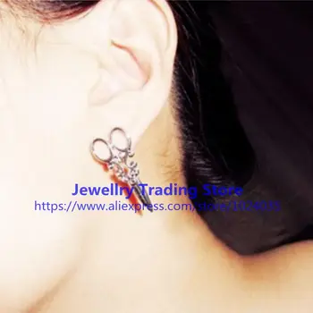 

New Style Fashion Hot Sale Arrival Small Simple Gold and SIlver Plated Scissor Stud Earrings For Women Fancy For Women Design