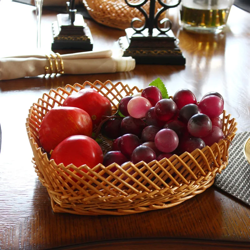 Wicker Destop Storage Basket Bucket Sundries Underwear Toys Candy Box Wedding Gift Cosmetic Basket Container Makeup Organizer Wicker Destop Storage Basket Bucket Sundries Underwear Toys Candy Box Wedding Gift Cosmetic Basket Container Makeup Organizer