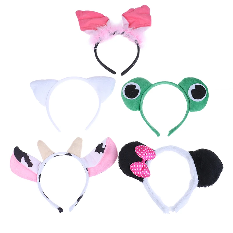 Bandeau Queue De Panda En Forme D Oreilles Animal Oreilles De Poisson Nœud Papillon Chat Panda Canard Renard Cosplay Ensemble Pour Fête Noël Aliexpress
