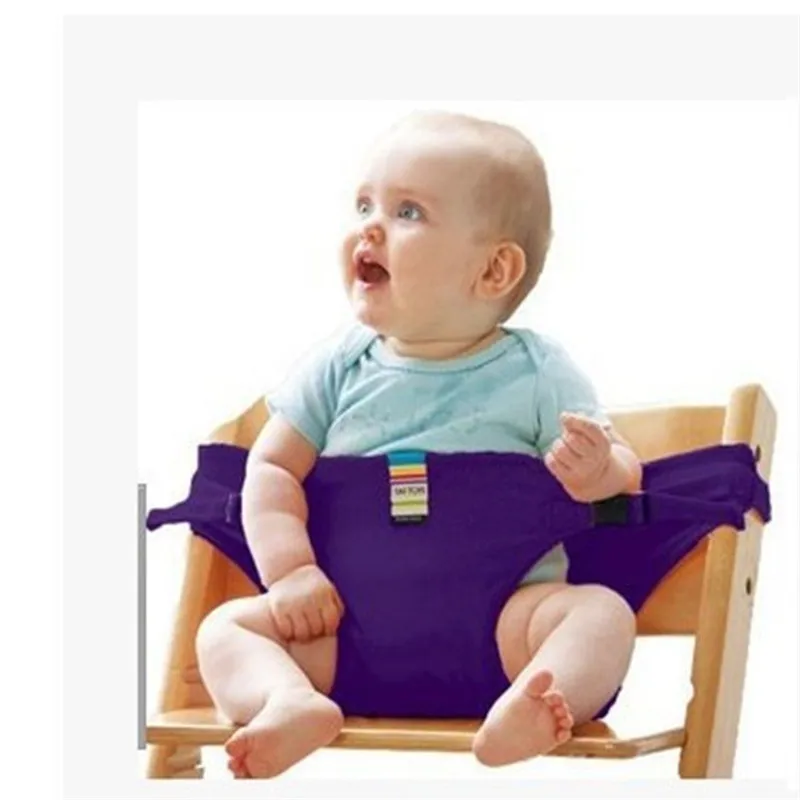 Cloth Baby Carrier Chair Seat Belt Portable Children's Dining Chair
