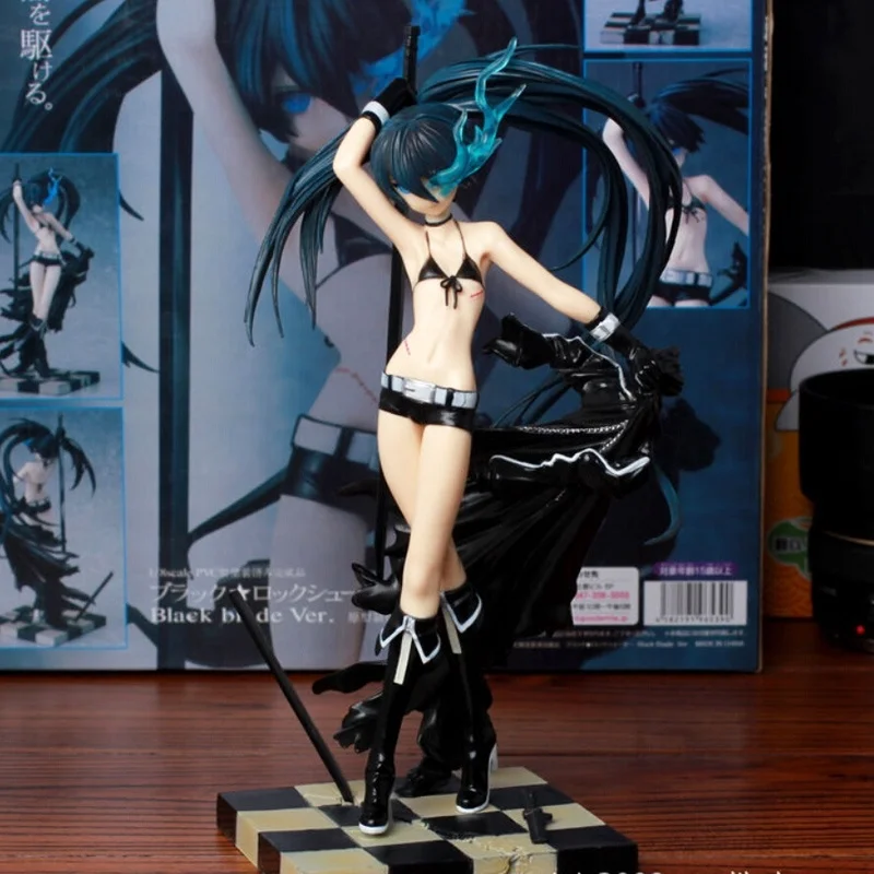 BRS Black Rock Shooter 1/8 фигурка Black Blade ver. ПВХ Аниме Фигурки игрушки Коллекционная модель