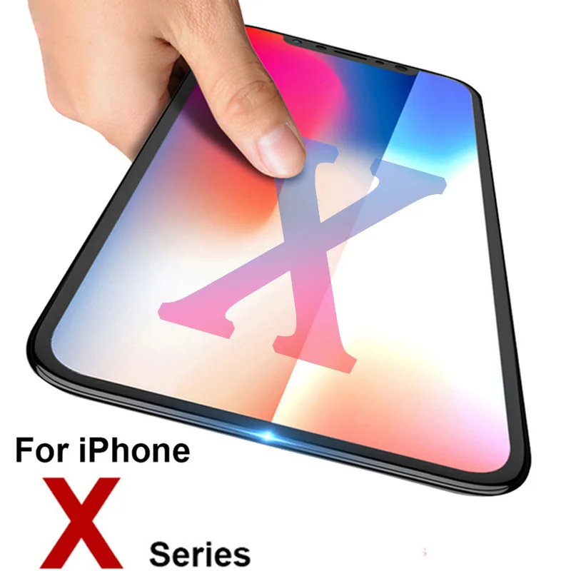 Защитное стекло для iPhone X XS MAX XR защита Glas Aphone x sx max rs Aifon r s Защитная пленка 9 H