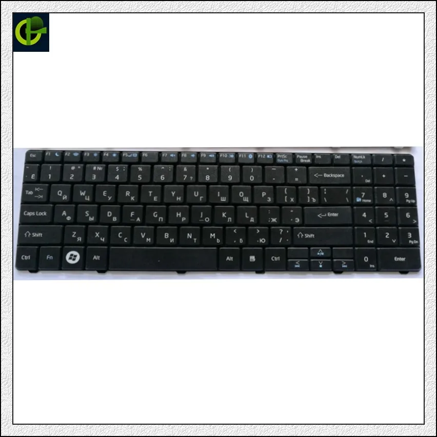 Русская клавиатура для Gigabyte Q2532 Q2532C Q2532M Q2532N черная такая же как на фото 0KN0 W01US02