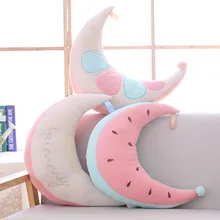 Новая плюшевая многофункциональная подушка луна, чтобы отправить подарок на день рождения для девочек, креативные игрушки, розовая Экологическая защита, свежий