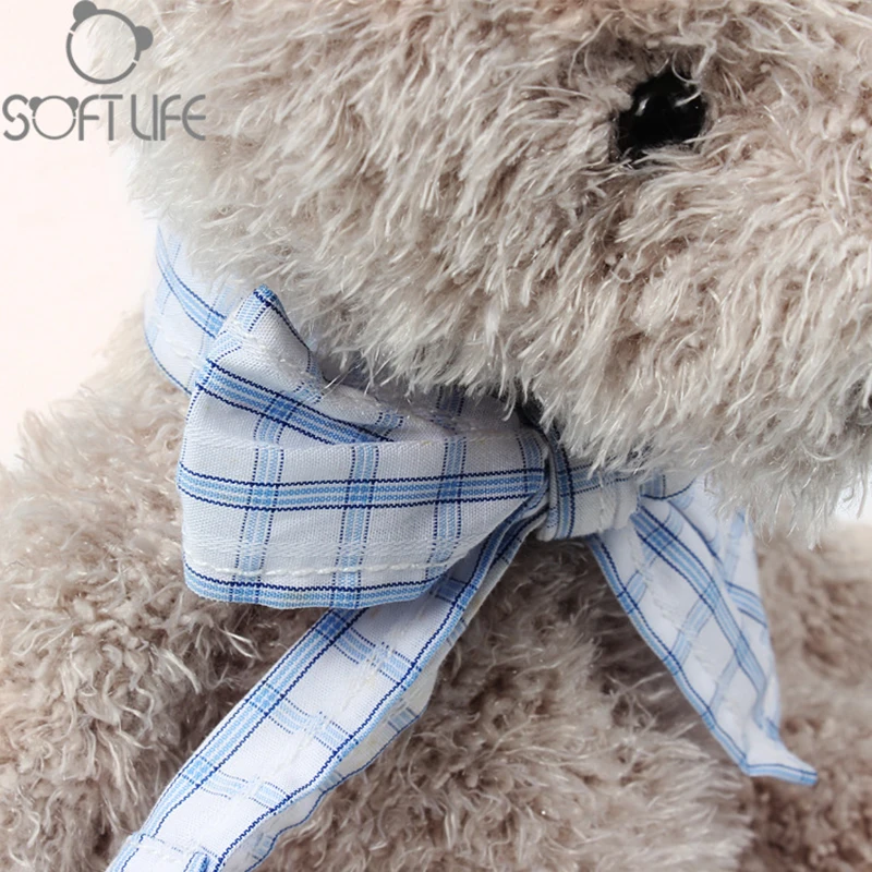 Kawaii Tie Teddy Bear Plush Doll Toys Stuffed Animals Sleep Bear Teddy Bear Soft Toy Sit Hight 25CM For Kids BirthdayXmas Gifts (19)