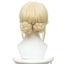 Ccutoo фиолетовый эвергарден блонд косички синтетические волосы косплей парик термостойкий костюм вечерние парики волос