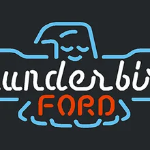 Thunderbird Ford СТЕКЛО Неоновый свет знак пивной бар