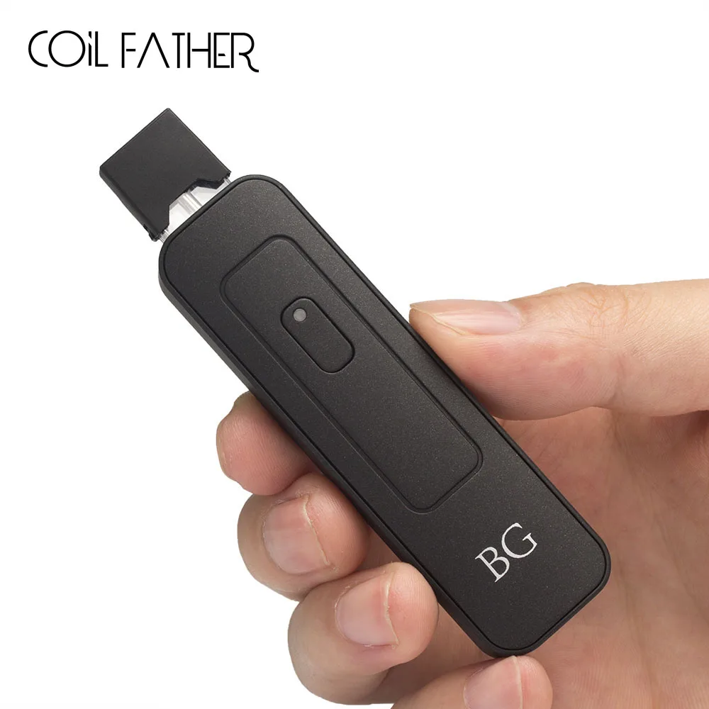 

Coil Father BG Pod Starter Kit Style Vape Pen kit with 650mah Built-in Battery 2ml Capacity Pod for Vape Ecig Vaporizer