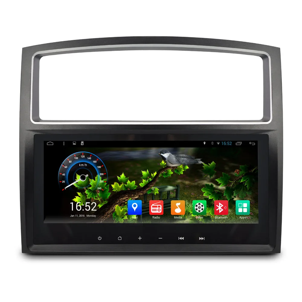 8,8 дюймовый экран android 4,4 автомобильный DVD авто радио для Mitsubishi Pajero gps навигационная система