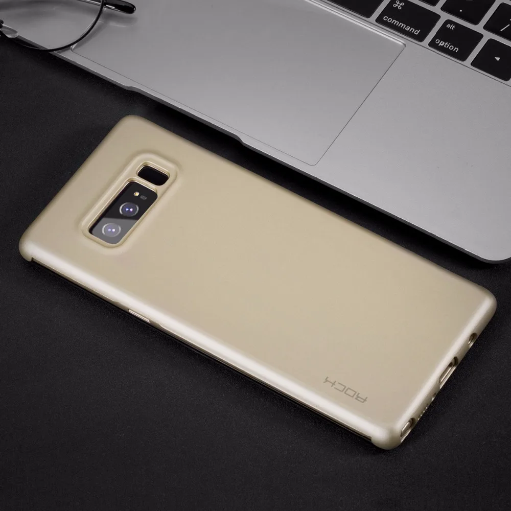 ROCK Dr. V полупрозрачный полноэкранный флип-чехол с окошком для samsung Galaxy Note 8 6,3 дюймов чехол для телефона высокое качество