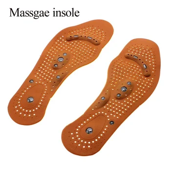 1Pair Unisxe Insoles Magnetic Therapy Magnet Posture Corrector Insoles for Men/ Women Shoes Comfort Pads Wear-resisting Z50401
