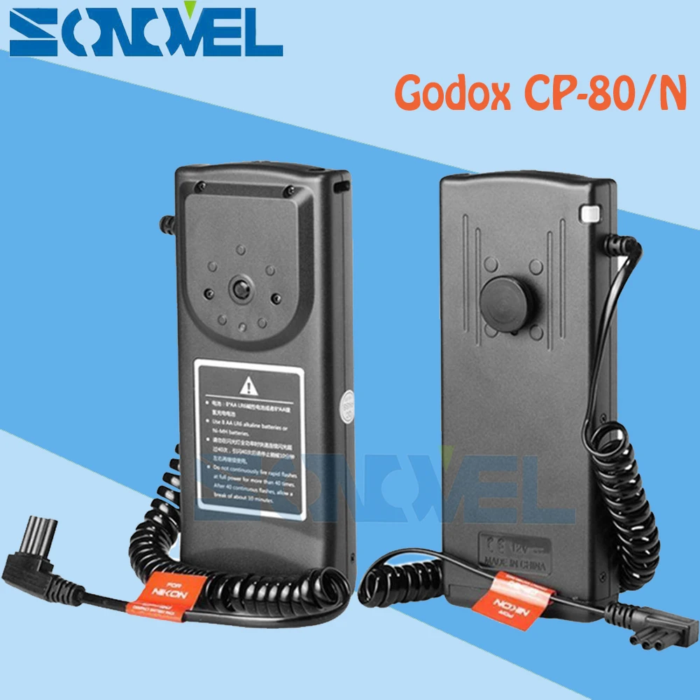Godox CP 80 N CP 80/N 8xAA Flash Speedlite External Battery Pack For