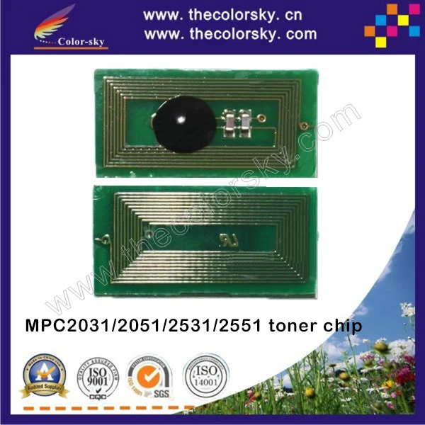 4 шт./лот чип сброса тонера для RICOH MPC 2010 2031 2050 2051 2531 2551 841500 841501 841502 841503 KCMY (TY-RC2551) |