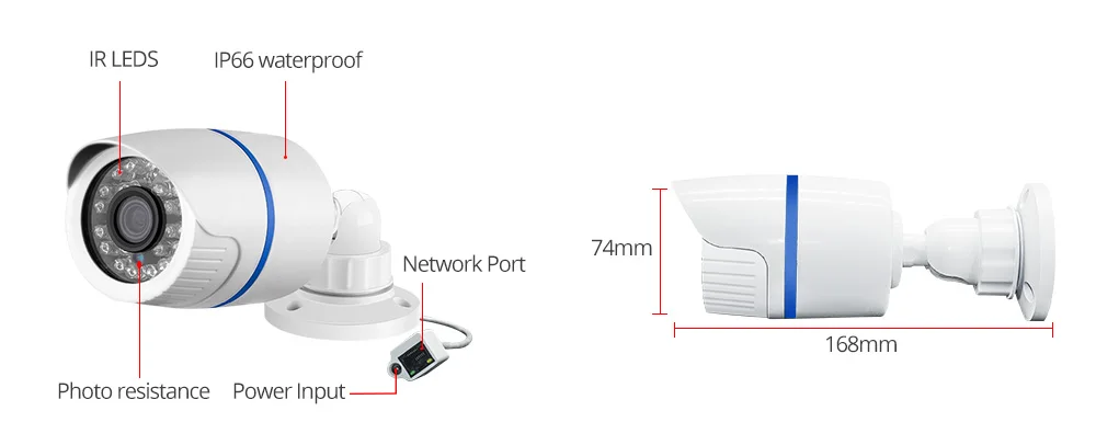 114 ip camera outdoor spec