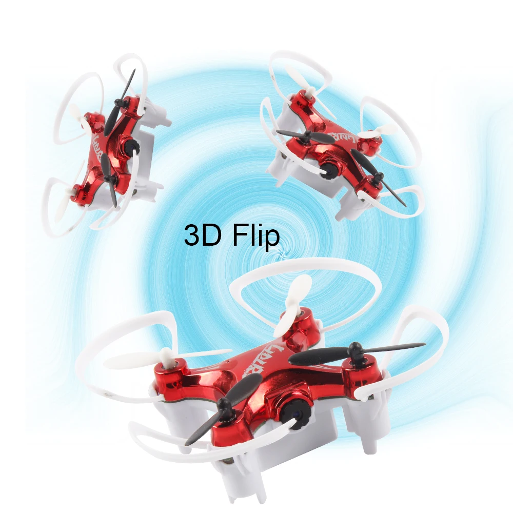 Мини L7R Wi-Fi в режиме реального времени 0.3MP FPV Камера RC Quadcopter с комплект высота режим Headless режим красный + 3D VR очки