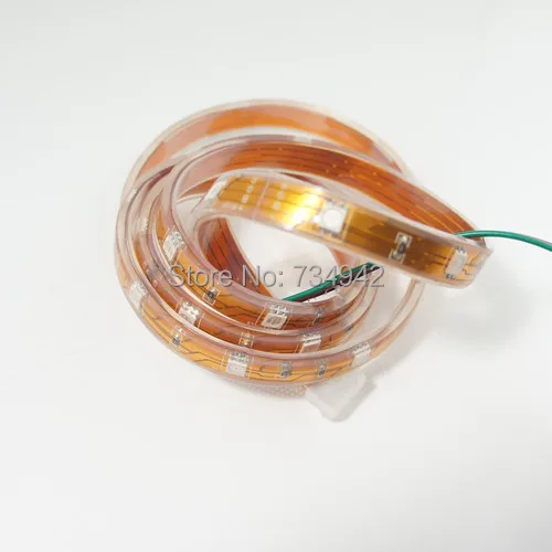 #Best Waterproof IP68 5 Meter DC 12V SMD5050 Flexible LED Strips 30 LEDs Per Meter, White,Red,Green,Blue,Yellow,RGB, Copper Background