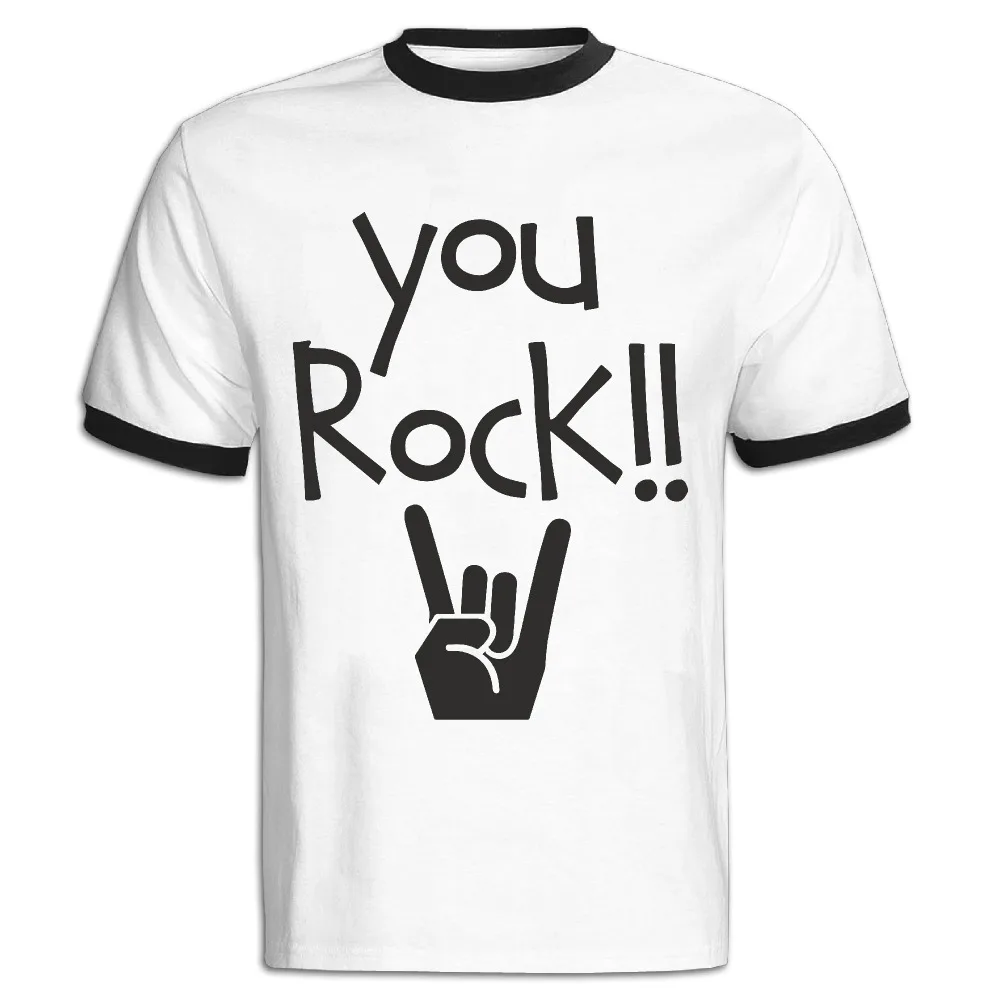 Вы Rock Ringer футболки хлопок графический печатные персонализированные футболка |