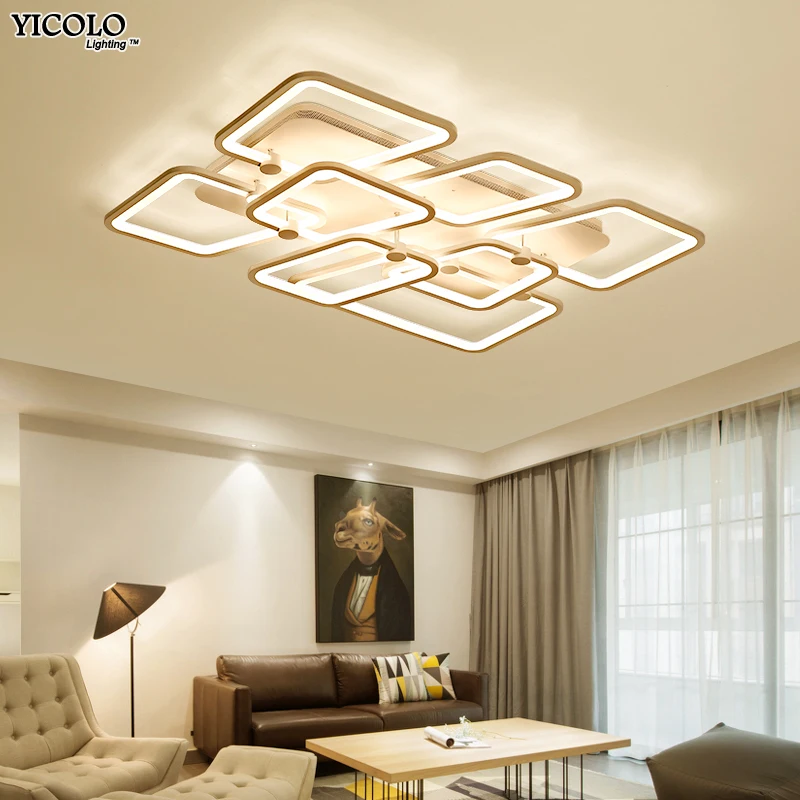 

New Acrylic LED ceiling light with remote control for living room dinning room indoor ceiling lamp home Decorative Lampshade