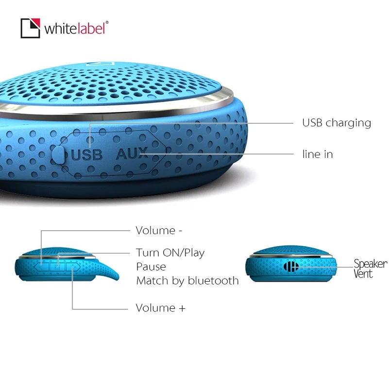 Whitelabel sounddew mini bluetooth стерео Динамик Колонка Портативный Handfree Беспроводной
