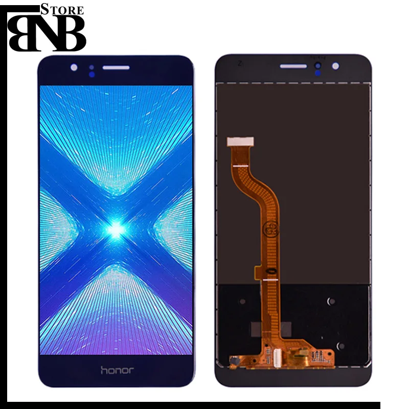ЖК-дисплей с дигитайзером и сенсорным экраном для Huawei Honor 8 стеклянная панель в