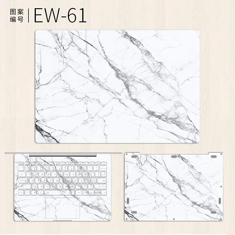 Marble Grain Laptop Sticker for Xiaomi Mi Notebook Air 12.5 13.3 Pro 15.6 Laptop Skin for Xiaomi Gaming Notebook 15.6 inch Cover