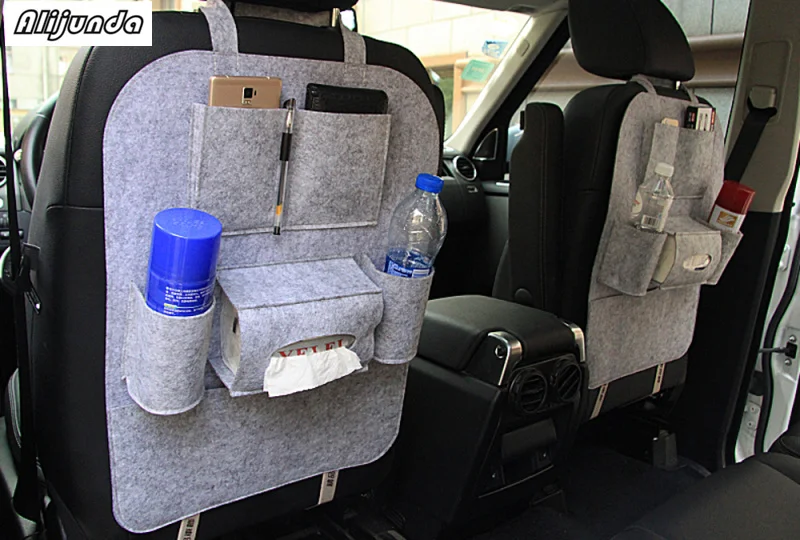 Чехол для автомобильного сидения мультифункциональная сумка-Органайзер с карманами, который крепится на Сумка для Audi все серии Q3 Q5 SQ5 Q7 A1 A3 S3 A4 A4L A6L A7 S6 S7 A8 S4 RS4 A5 S5 RS5