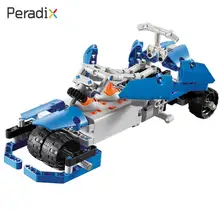 5 км/ч строительные блоки транспортные средства блоки RC автомобиль премиум DIY Собранные транспортные средства 10 в 1 190 шт. сборные транспортные средства 1:16 игрушки мальчик