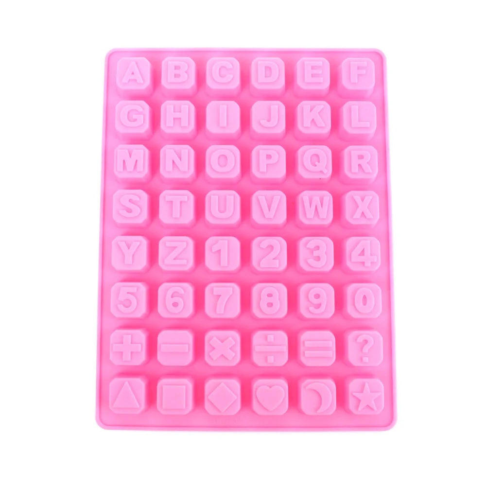 

26 letter English Alphabet Number Silicone DIY Mold Soft Mould Ice Cube Tray New