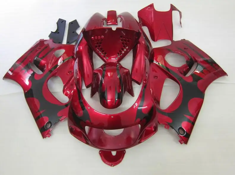

New ABS Motorcycle Fairings Fit for suzuki SRAD gsxr600 gsxr750 1996-2000 96 97 98 99 ABS Plastic Cowlings kit Red black nice