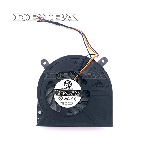 Cheap Fan FOR MSI MSAC73 Haier C3 Q51 Q52 Q5T Q7 Q7-one desktop fan PLB08020S12H 4pin 12V 0.6A Laptop