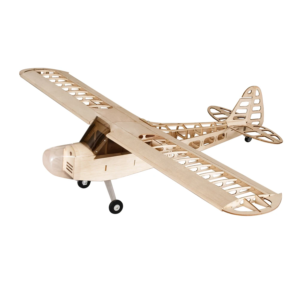 Goolsky Balsa Wood RC Airplane Fokker-DRI Remote Control Unassembled DIY Flying Model Helicopter Dancing Wings Hobby S1701 KIT Version