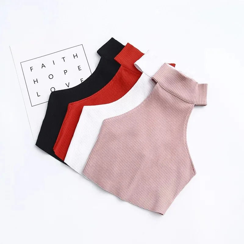 Весна/Новые летние Стиль Холтер жилет женский сексуальный утечки-Back High-Neck Knit жилет Для женщин