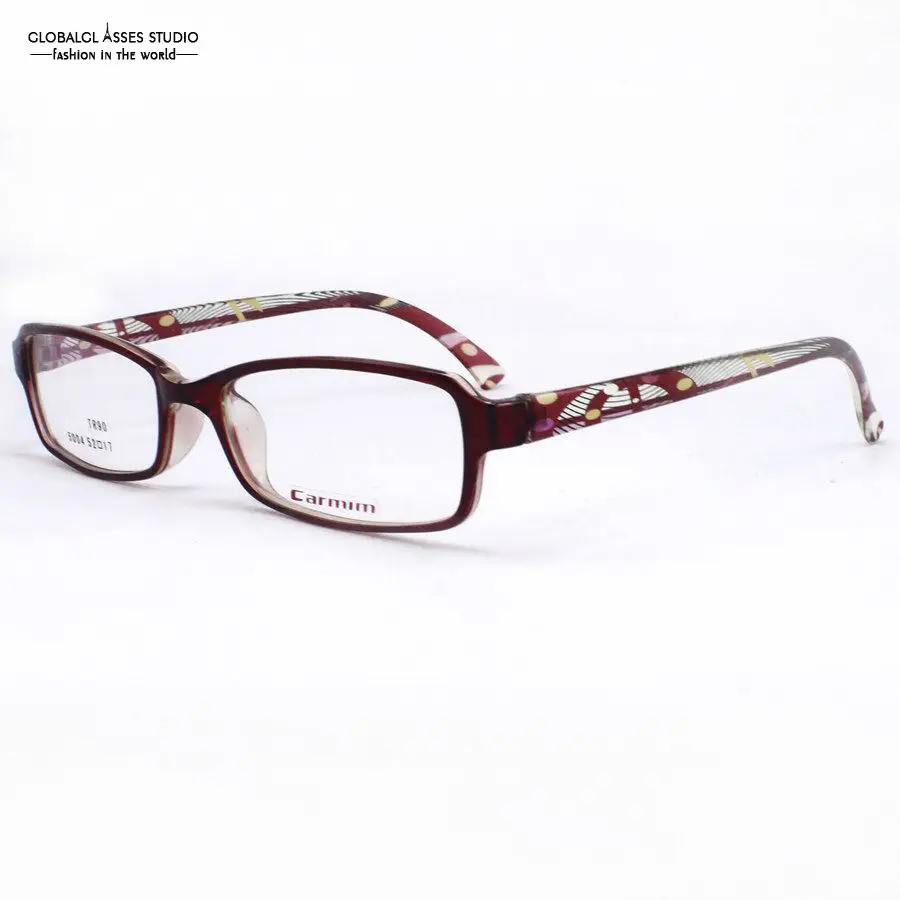 Unique Ultra light Fashion Female Dark Red With Printing design frame
