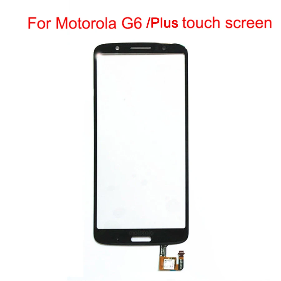 Сенсорный экран JPFix для Motorola G6 XT1925 / Plus XT1926 внешнее переднее стекло замена