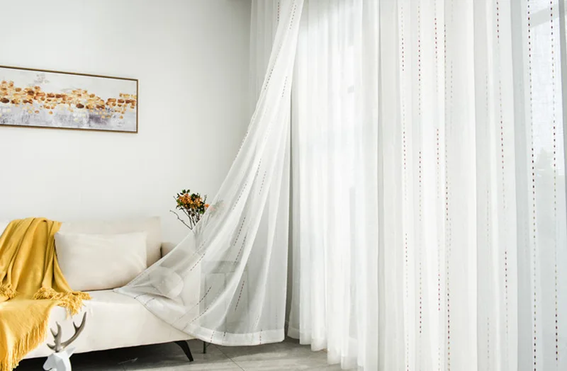 Современные универсальные белые кружевные занавески для окон для гостиной, спальни, кухни, оконные панели, тканевые драпировки AF023#30