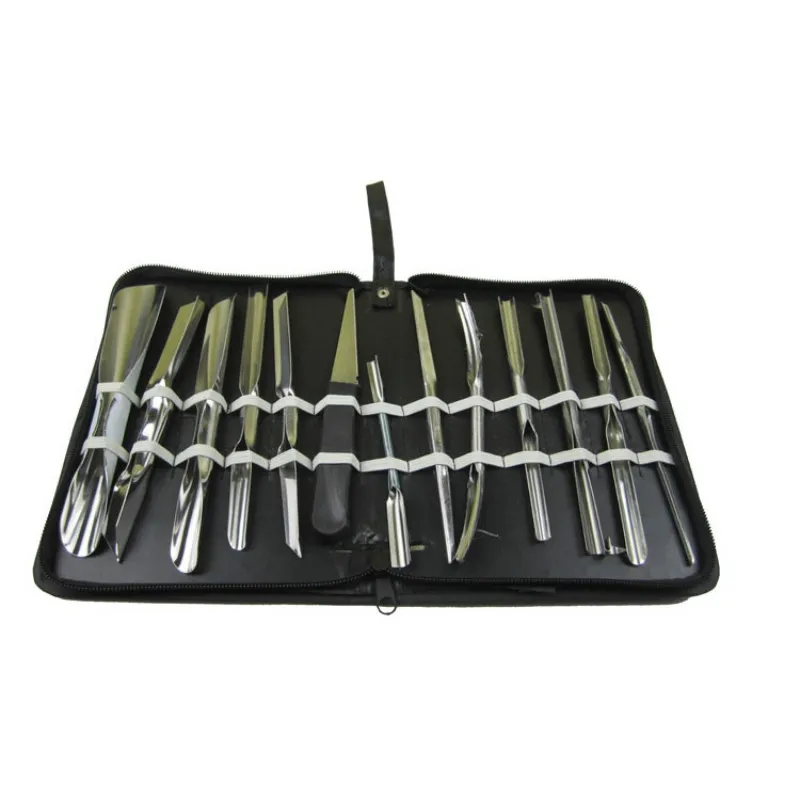 13pcs/set professional chef Carving Tools Vegetable Fruit Food Engraving Peeling Kit knife kitchen tool set