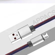 APPACS 1 м ковбойский плетеный кабель для быстрой зарядки и передачи данных кабель Micro USB для samsung Xiaomi huawei Аксессуары для мобильных телефонов кабель