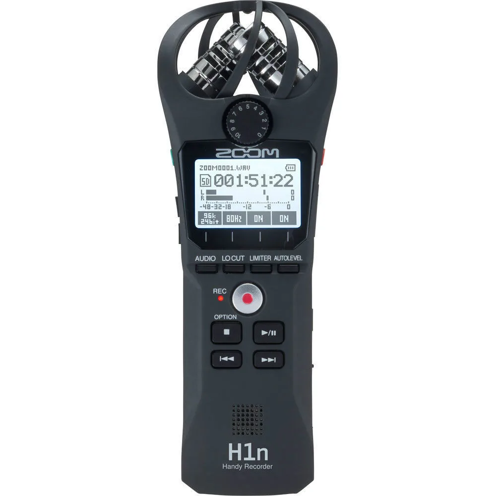 

Zoom H1n Handy Digital Recorder (2018 Model)