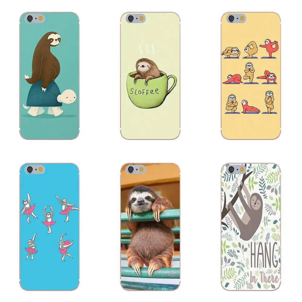 

For Xiaomi Mi6 Mi 6 A1 Max Mix 2 5X 6X Redmi Note 5 5A 4X 4A A4 4 3 Plus Pro Soft TPU Protector Cases Sloth Baby Camera Picture