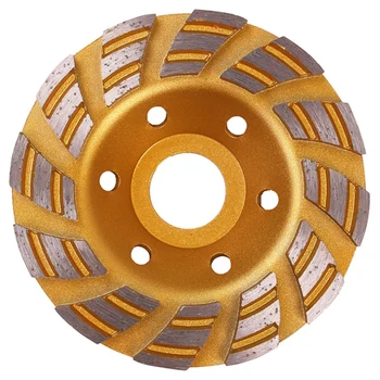 

THGS 4Inch/100Mm Inner Diamond Wheel Disc Bowl Grinding Cup Granite Polishing Tool Marble Tools For Stone,Concrete