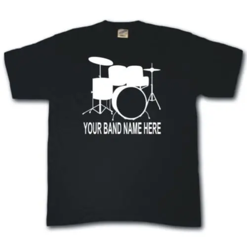 Drumkit Gig Concert Drums Band индивидуальная футболка Новое мужское платье Повседневная в