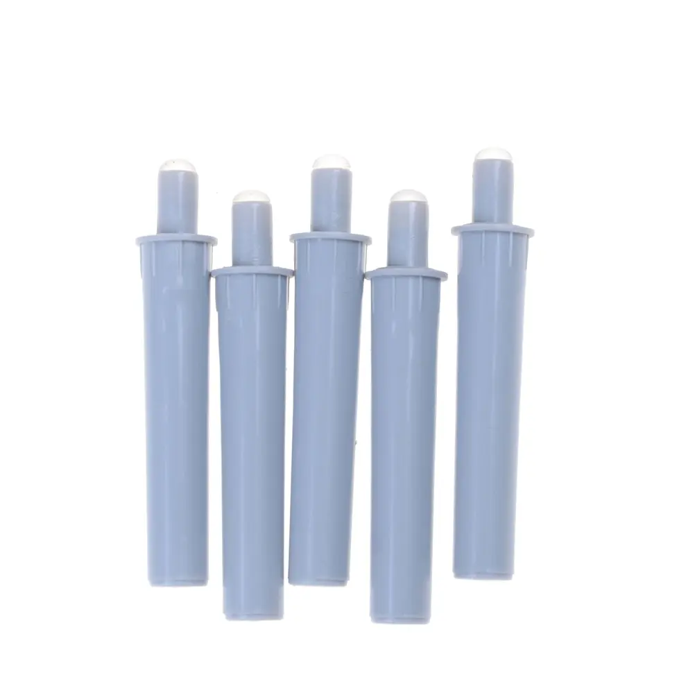 5PCS Gray Cabinet Catches White Damper Buffers For Door Stop