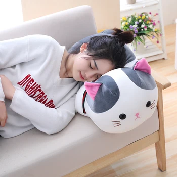 

Hot 2019 New lovely plush toys cute soft cat animal doll Christmas birthday gift for children friend Cat