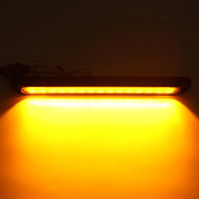 1 шт. Автомобильный светодиодный задний светильник ультра тонкий стоп лампы для автомобилей для автобуса, грузовика, прицепа 12V 24V Красный цвет: желтый, белый